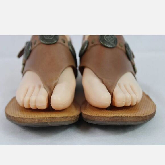 NAUGHTY MONKEY TORTASITO TAN SANDALS SIZE 8 $118 EXCELLENT CONDITION - Picture 5 of 9